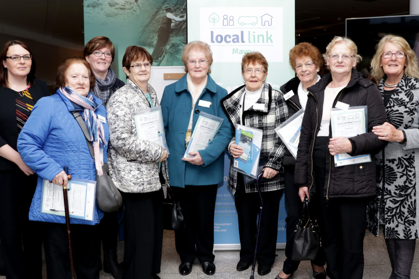 Pictured at the Launch of Local Link Mayo by Cllr Neil Cruise at the Museum of Country Life, Turlough, Castlebar are Guest Speaker Fiona Doocey and Members of  Comharchumann Forbartha Cill agus Seadhna Teo, Geesala of  Nora Gaughan, Caroline McDonagh, Lilly Mangan, Annie Munnelly, Maura McDonagh, Ann McGuire, Mary O'Connell, Sadie Kenney and Mary Sweeney. Pic: Heverin Print.