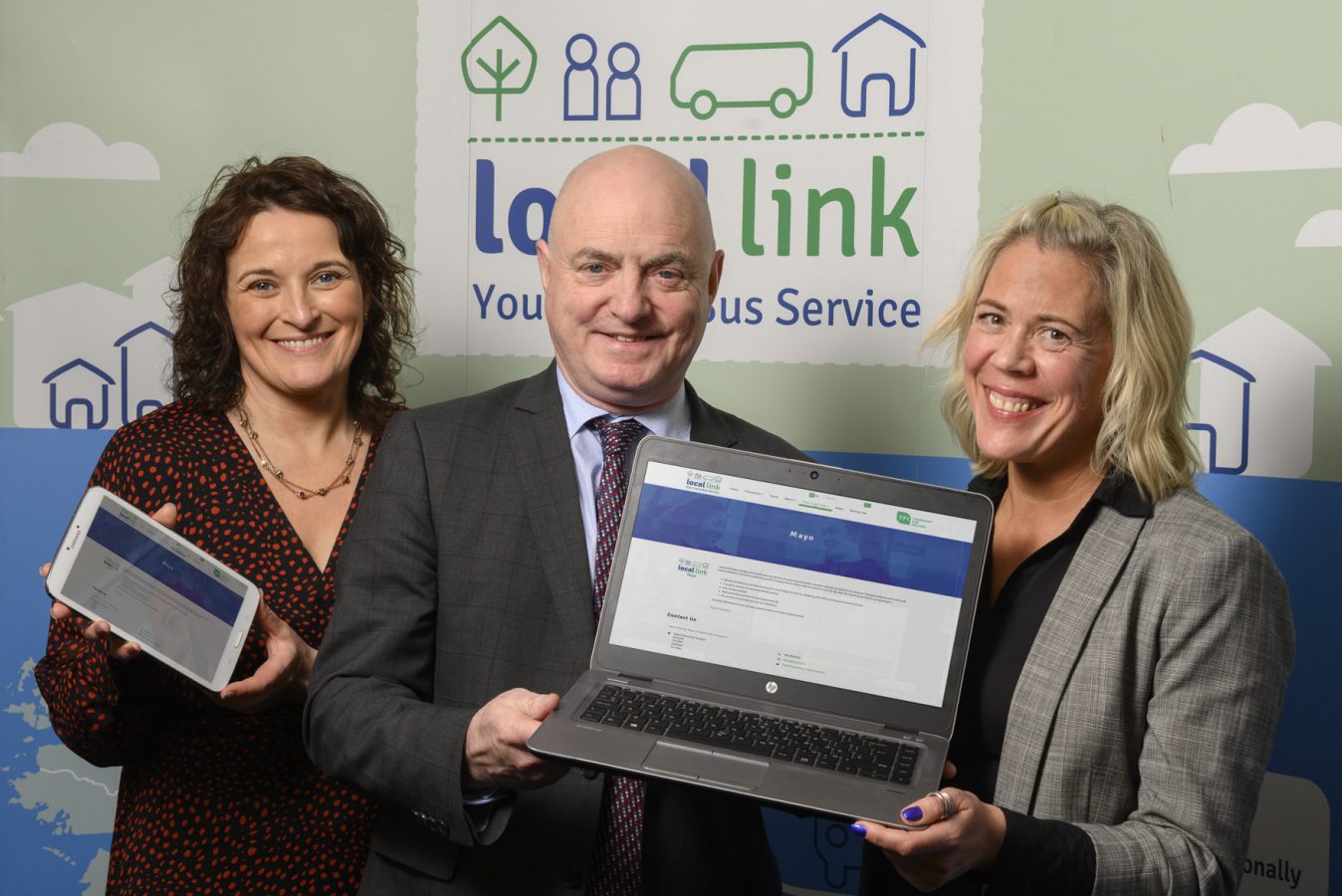 Sarah Togher, Peter Hynes and Orlagh Denneny pictured together for website launch
