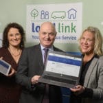Local Link Mayo - Website Launch Sarah Togher, Peter Hynes and Orlagh Denneny pictured together for website launch
