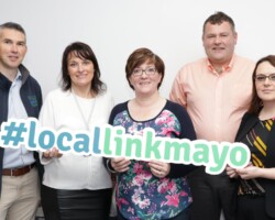 Pictured at the Launch of Local Link Mayo by Cllr Neil Cruise at the Museum of Country Life, Turlough, Castlebar are Anthont Moroney, Sarah Togher, Manager Local Link Mayo, Caroline McDonagh, Cllr Neil Cruise and Fiona Doocey, Guest Speaker. Pic: Heverin Print.