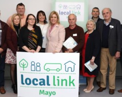 Pictured at the Launch of Local Link Mayo by Cllr Neil Cruise at the Museum of Country Life, Turlough, Castlebar are Mark Evans, Jennifer Corcoran, Cllr Neil Cruise, Fiona Doocey, Sarah Toher, Manager Local Link Mayo, Senator Rose Conway Walsh, Cllr Joe McHale, Anne Marie Carroll, Anthony Moroney, Tim Quinn and David O'Malley. Pic: Heverin Print.