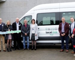 Pictured at the Launch of Local Link Mayo by Cllr Neil Cruise at the Museum of Country Life, Turlough, Castlebar are Fiona Doocey, Tim Quinn, Gaeltach Representative, Jennifer Corcoran, Local Link Mayo, Miichael O'Haire, Sarah Togher, Manager Local Link Mayo, Mark Evans, David O'Malley, Anne Marie O'Carroll and Ann Conway Walsh. Pic: Heverin Print.