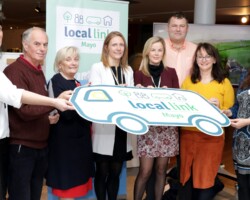 Pictured at the Launch of Local Link Mayo by Cllr Neil Cruise at the Museum of Country Life, Turlough, Castlebar are Sarah Togher, Manager Local Link Mayo, Cllr Joe McHale, Ann Marie Carroll, Director of Mayo Community Transport CLG, Trish Heaney, Finalcial Administrator Local Link Mayo, Jennifer Corcoran, Cllr Neil Cruise and Siofra Kilcullen, Mayo Co Council . Pic: Heverin Print.