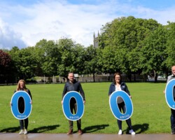 Board and staff members of TFI Local Link Mayo pictured at the Mall, Castlebar on the completion of 30,000 deliveries as part of the Covid-19 Community Response in County Mayo
