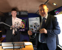 Michael D McAndrew MWR presenter with Tom Gilligan (Mayo County Council Director of Services & Local Link Board member)