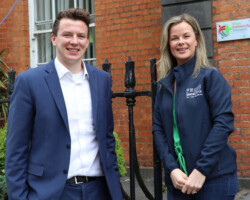 Jennifer Corcoran (TFI Local Link Mayo Dispatcher) pictured with Cllr Mark Duffy
