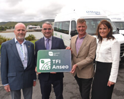 Pictured are from L/R: Declan Turnbull, Chairperson, TFI Local Link Mayo , Minister for Social Protection and Minister for Rural and Community Development and the Gaeltacht, Dara Calleary TD Dominic Hannigan, Head of Public Transport Regulation, NTA and Sarah Togher, TFI Local Link Mayo
Jade O’Haire, TFI Local Link Mayo Driver
